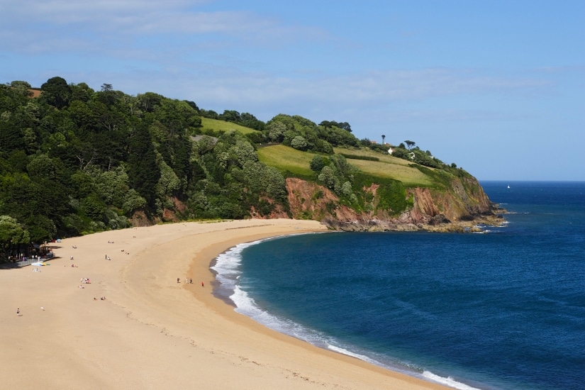 View over Blackpool Sands, Devon