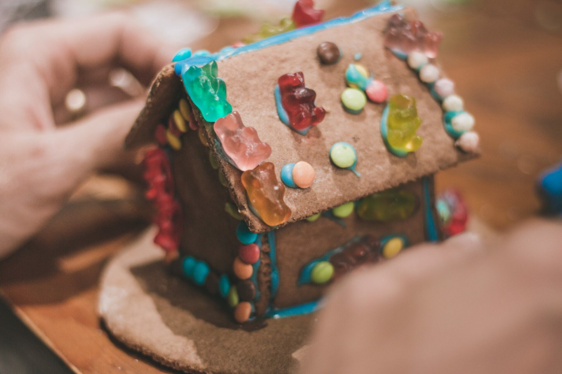 Gingerbread House with Jelly Bears