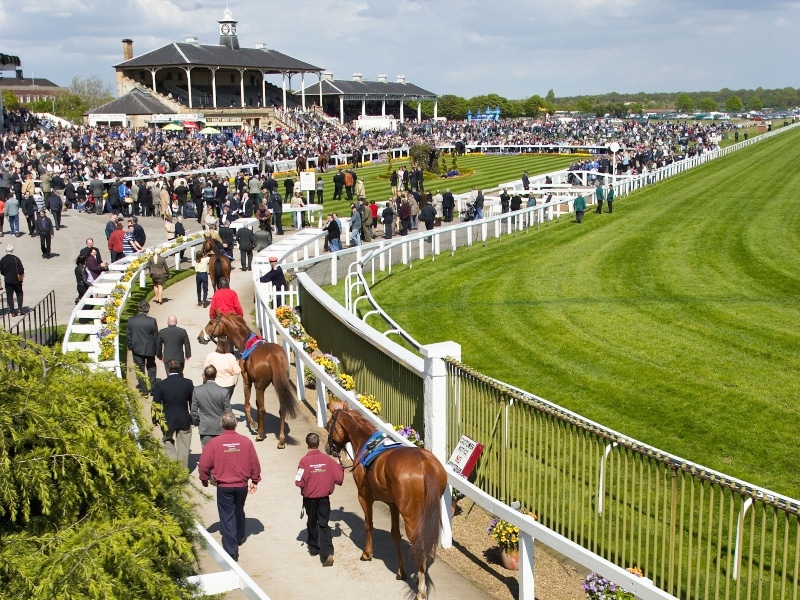Photo of stands and racecourse at Doncaster Racecourse