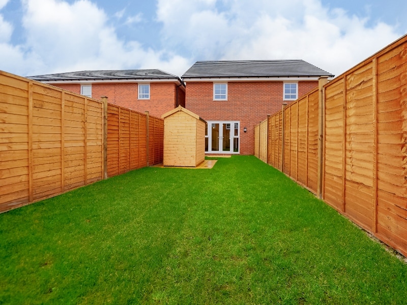 Exterior rear garden image of Two Bedroom Shared Ownership Houses at Mercia Reach, Tamworth, available from Legal And general Affordable Homes