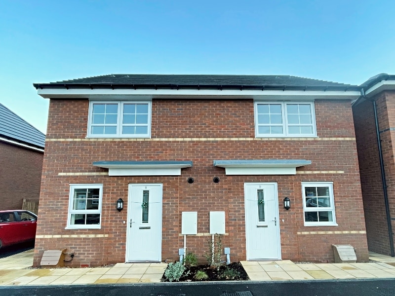 Exterior image of Two Bedroom Shared Ownership Houses at Mercia Reach, Tamworth, available from Legal And general Affordable Homes