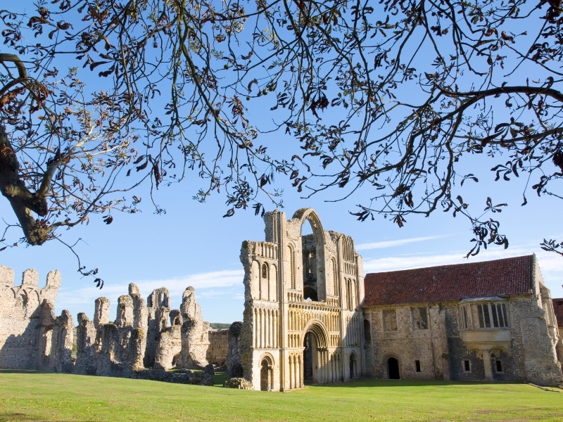 Exterior photo of Castle Acre Castle & Priory, ruins