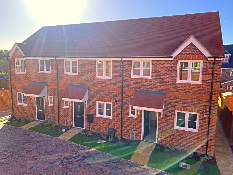 Exterior of Two bed houses at Icknield Way, a collection of new 2 & 3 bedroom Shared Ownership houses in Tring, Hertfordshire from Legal & General Affordable Homes.