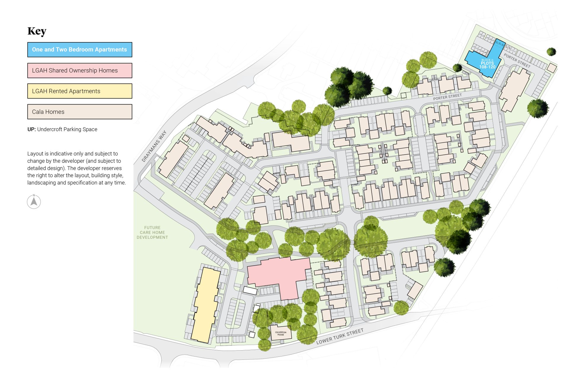 Block G site plan