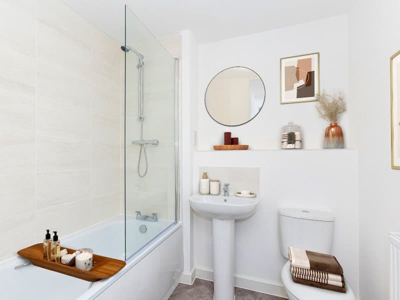 Bathroom image depicts interiors from other Legal & General homes, for illustrative purposes only