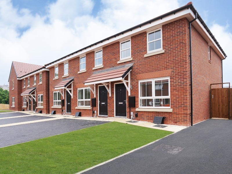Exterior photo of the front of two bed houses at Lucas Place, Birmingham, Shared Ownership Homes from Legal & General Affordable Homes
