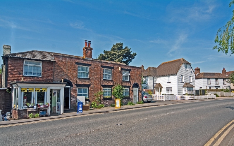 Photo of shops and houses in Hamstreet, Kent