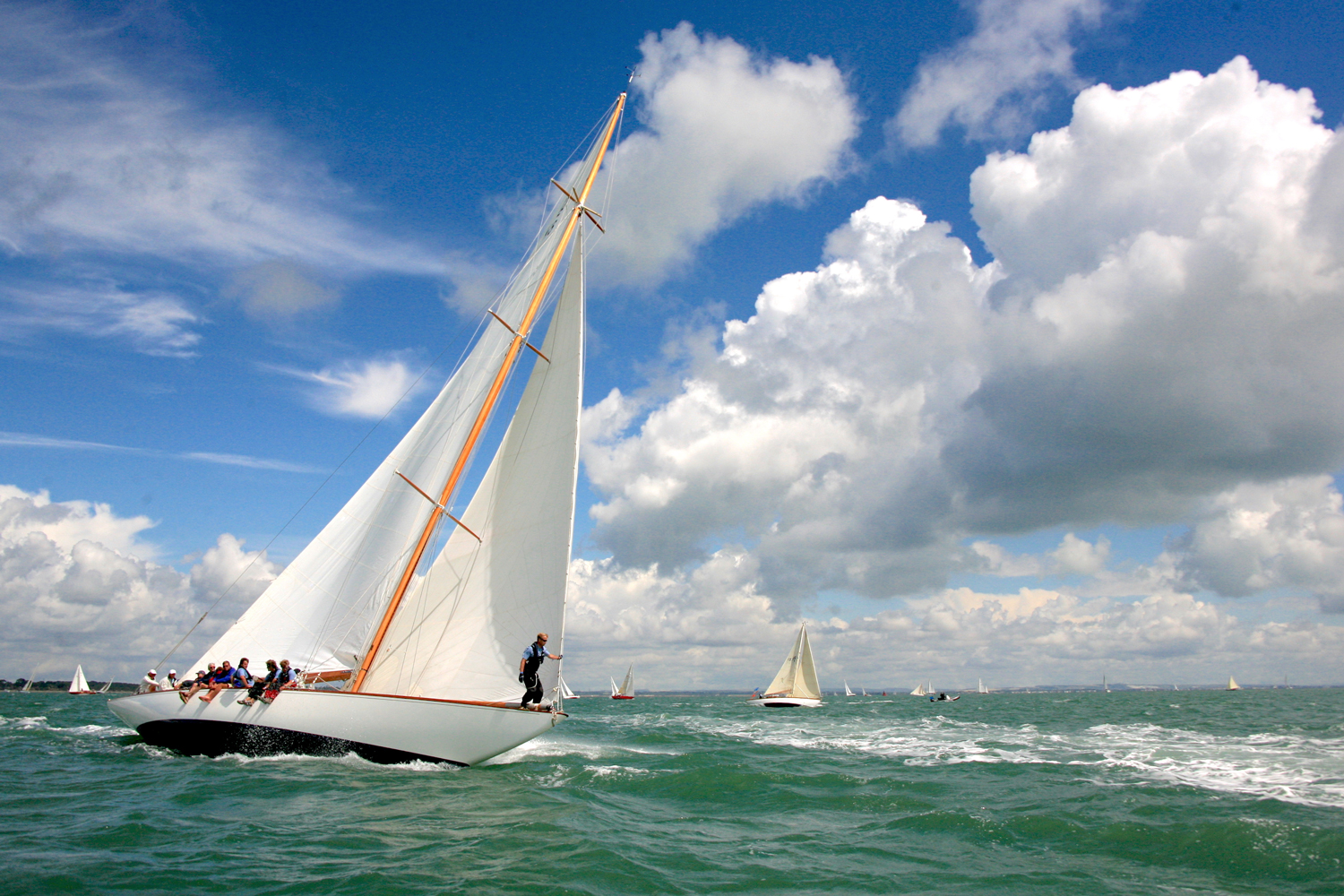 Sailing on The Solent
