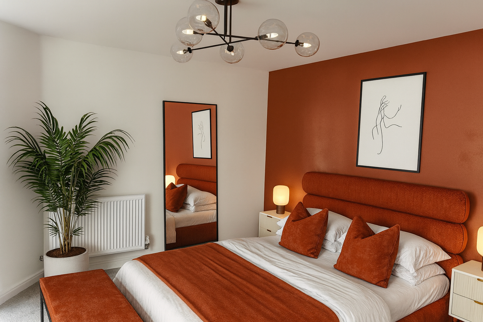 Bedroom at Clarence Place