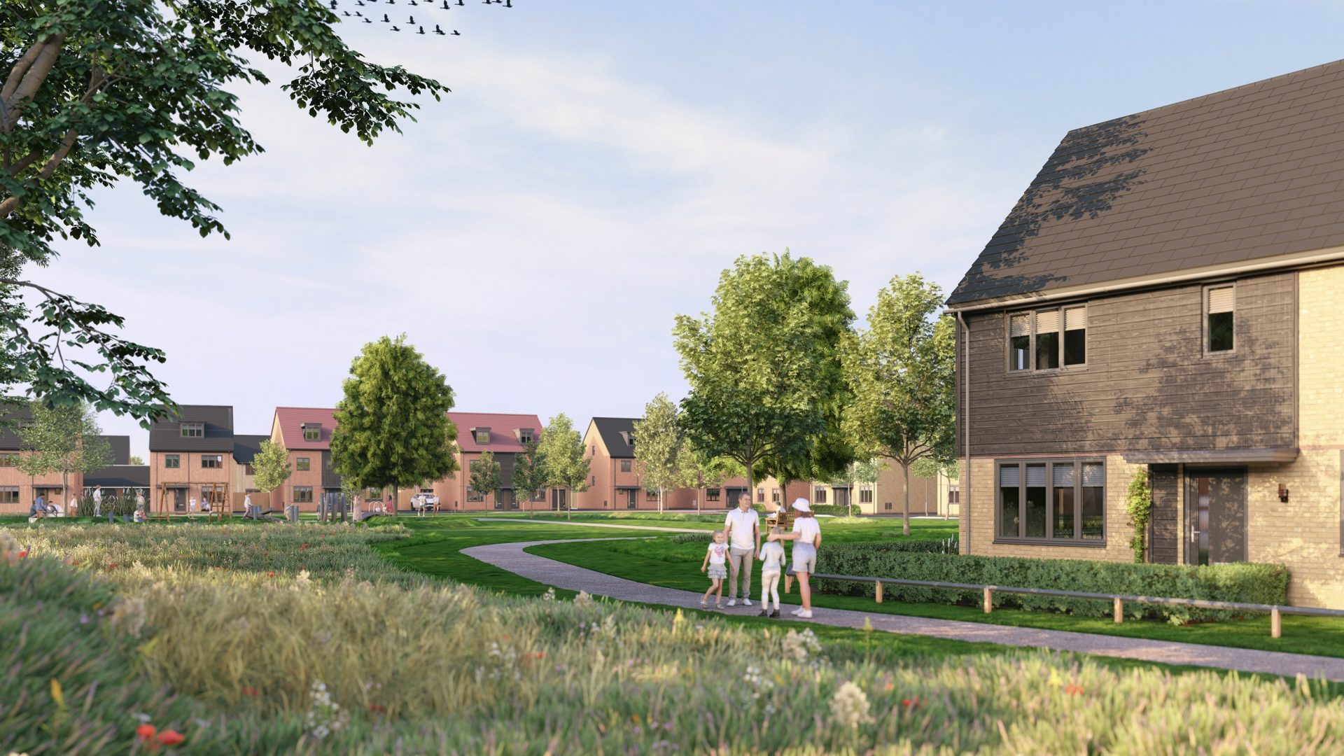 Streetscene of Bentley Gardens