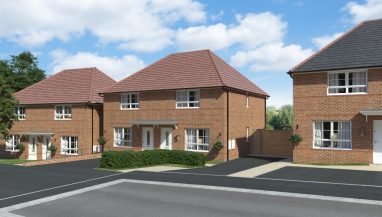 CGI Representation for Plots 36, 60 & 61, two bedroom houses at The Berries Devon