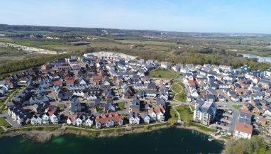 Holborough Lakes Aerial View