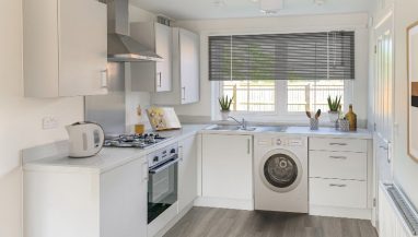 Kitchen image is a CGI dressed representation taken in an actual two Bed Shared Ownership house at Okehampton View, Okehampton from Legal & General Affordable Homes