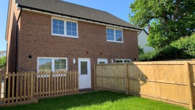 Rear garden image of a two Bed Shared Ownership house at Okehampton View, Okehampton from Legal & General Affordable Homes