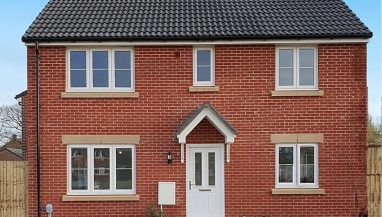 Exterior photo with pathway of the Shared Ownership house style at Oakcroft Chase, Hampshire