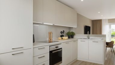 Kitchen of 2 bed house at Hart Grove