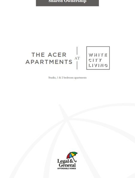 The Acer Apartments Brochure Cover