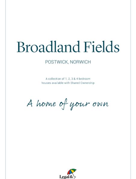 Broadland Fields Brochure Cover
