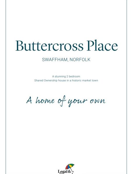 Brochure cover for Buttercross Place