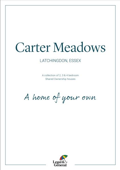 Brochure cover for Carter Meadows