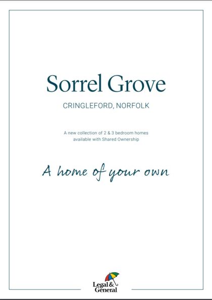 Brochure cover for Sorrel Grove