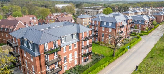 Aerial view of The Chase Collection at Trent Park