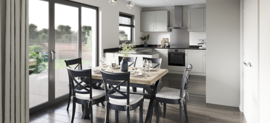 Image of kitchen/dining area in Plot 25 Carter Meadows