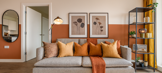 Living room at Cavalier Court