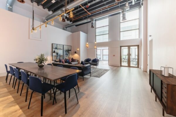 Communal Dining Room at Leon House Croydon.