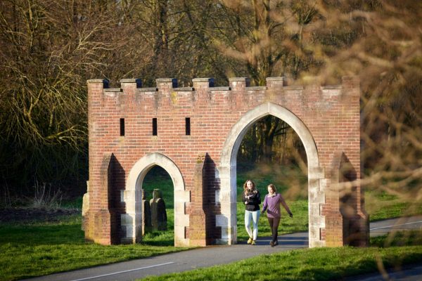 Cottam, Preston, Lancashire. archway on Cottam Way