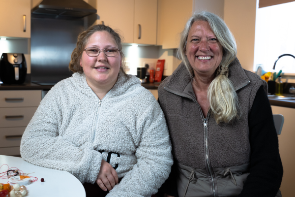 Mum and daughter who have recently opted for Shared Ownership