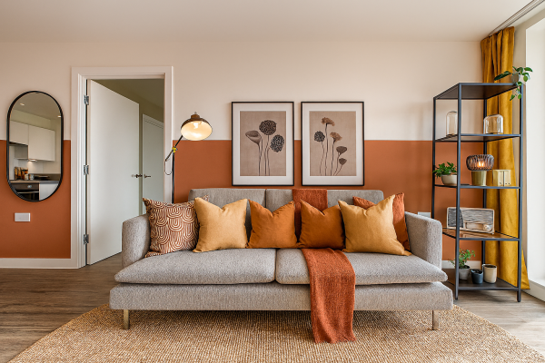 Living room at Cavalier Court