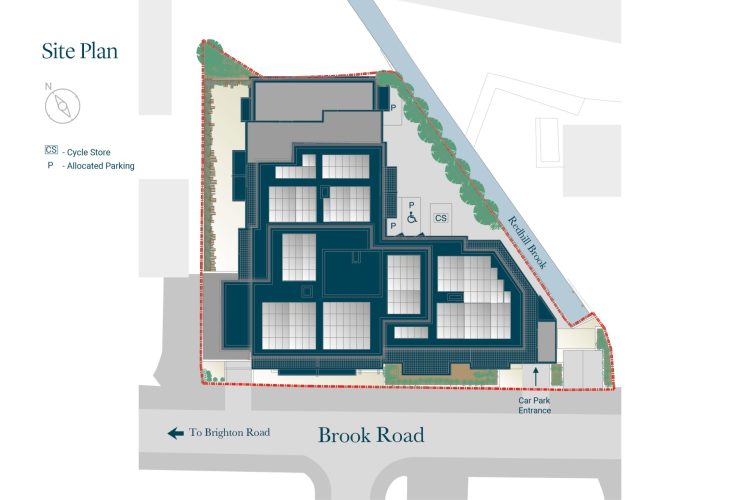 Site plan of Albion Yard