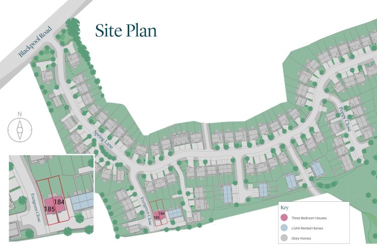 Carleton Grange aerial site plan - November 2024