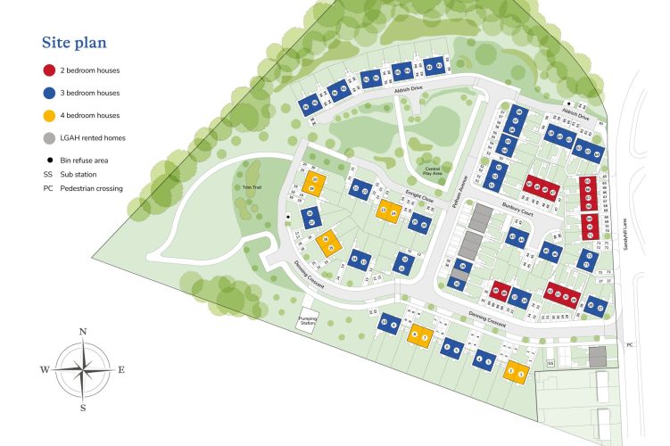 Sampson Green Site Plan