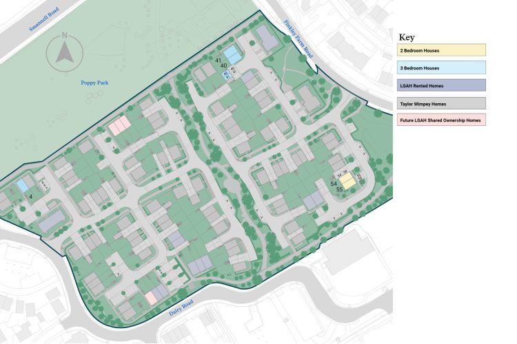 Site plan of Augusta Park