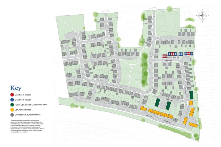 Bentley Gardens site plan