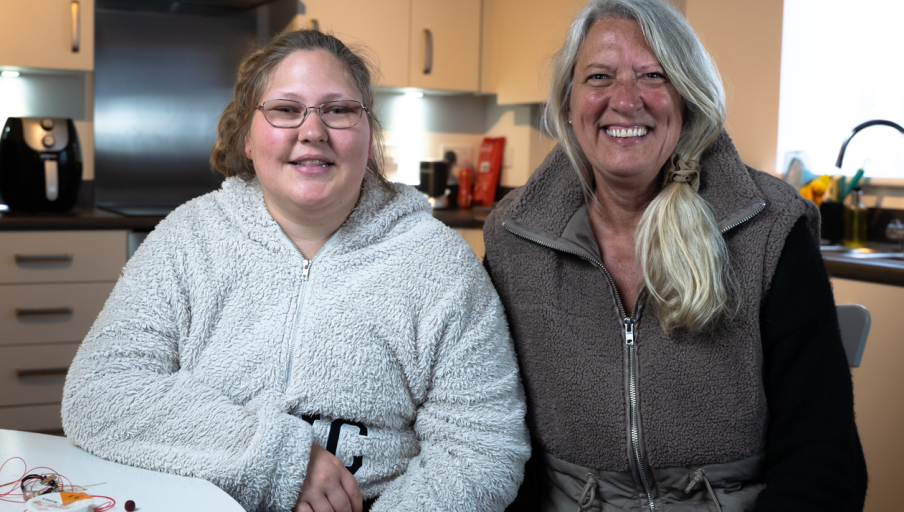 Mum and daughter who have recently opted for Shared Ownership